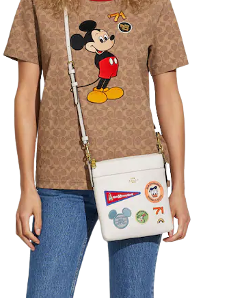 Coach Disney X Coach Kitt Messenger Crossbody With Patches