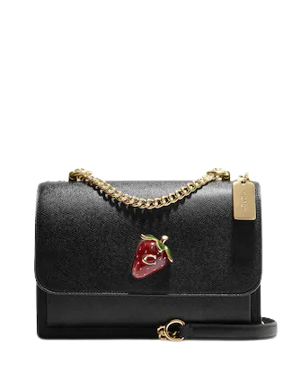 Coach Klare Crossbody In Signature Canvas With Strawberry Brixton Baker