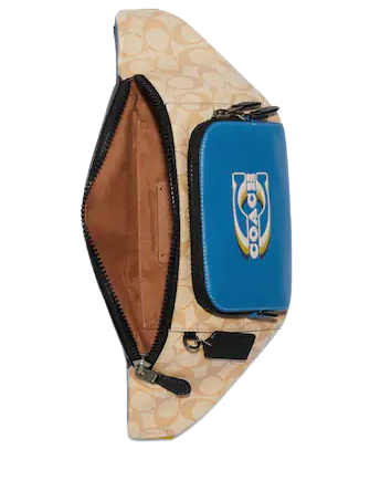 Track belt bag in colorblock Clearance