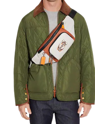 Coach Track Belt Bag With Quilting And Coach Stamp | Brixton Coach Track Belt Bag With Quilting And Coach Stamp | Brixton