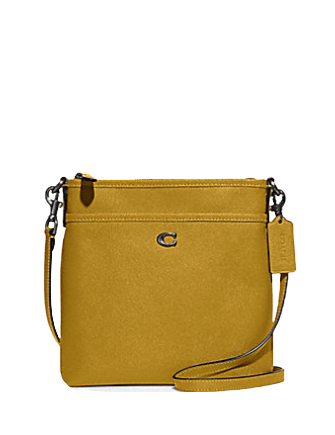 Coach Kitt Leather Messenger Crossbody Bag