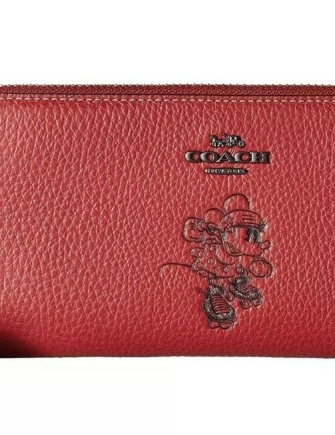Coach X Disney Minnie Mouse Slim Accordion Wallet