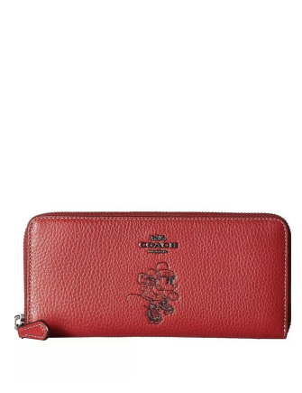 Minnie coach wallet top