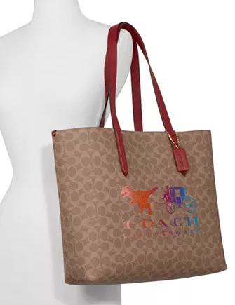 Highline tote with sales rexy and carriage