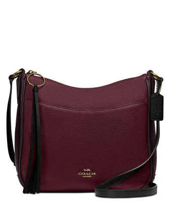 Coach sales oxblood crossbody
