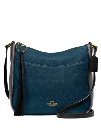 Coach colorblock chaise new arrivals crossbody