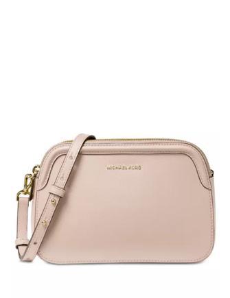Michael Michael Kors Crossgrain Leather Double Zip Crossbody