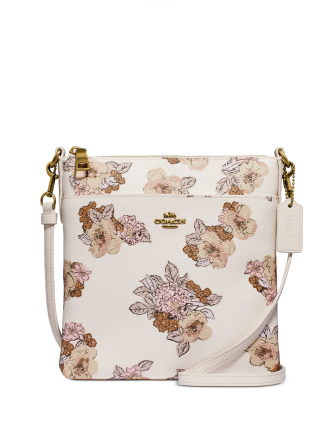 Coach Floral Bouquet Print Kitt Crossbody