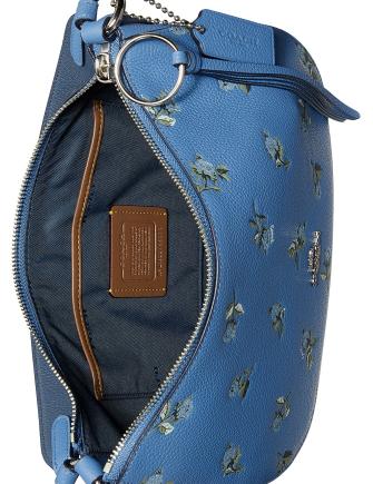 Coach Floral Print Leather Sutton Crossbody Brixton Baker