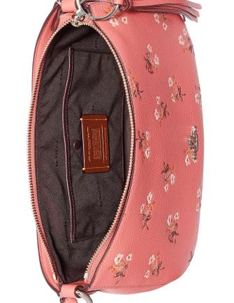 Coach Floral Print Leather Sutton Crossbody Brixton Baker