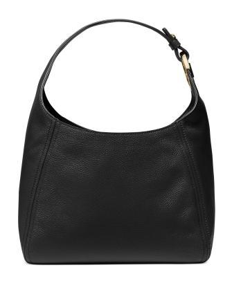 Michael Kors Fulton Large Black Leather Hobo Bag Women s handbags