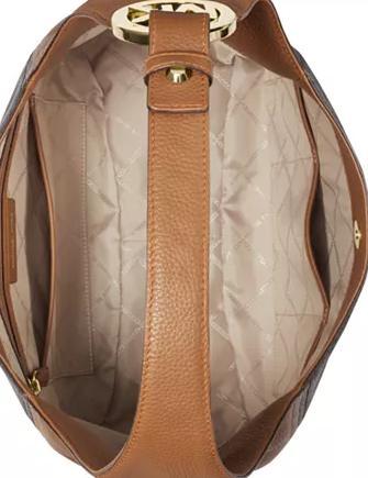Michael kors fulton large signature hobo store