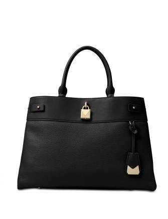 Michael Michael Kors Gramercy Polished Leather Satchel Brixton Baker