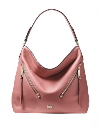 Michael kors evie pebble leather hobo cheap