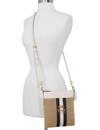 Coach horse and carriage jacquard kitt crossbody store