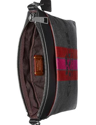 Coach Horse And Carriage Jacquard Kitt Crossbody