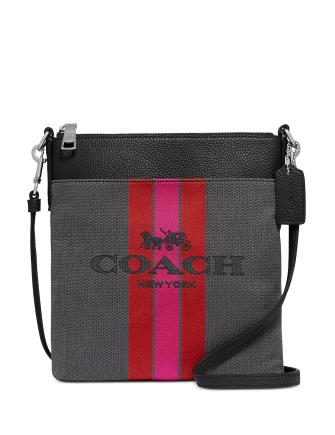Coach Horse And Carriage Jacquard Kitt Crossbody