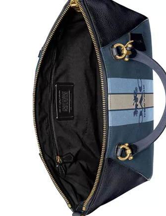 Coach horse and carriage jacquard sale prairie satchel