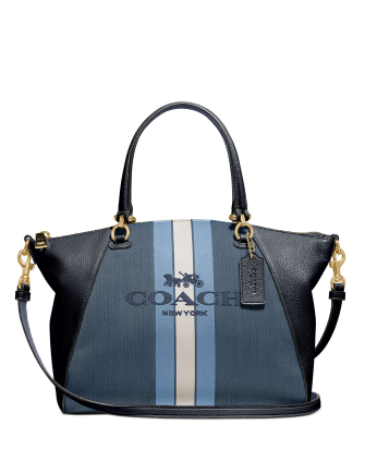 Coach Horse And Carriage Jacquard Prairie Satchel