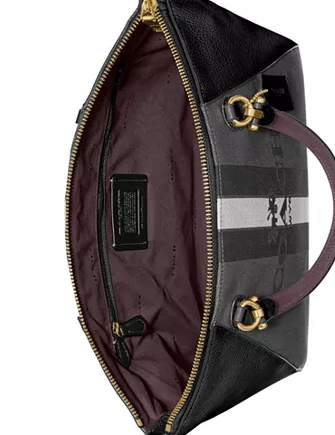 Coach Horse And Carriage Jacquard Prairie Satchel Brixton Baker