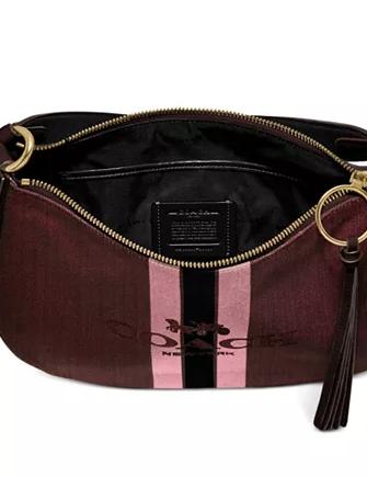 Coach Horse And Carriage Jacquard Sutton Crossbody