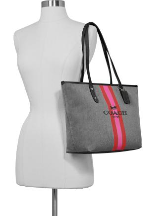 Coach Horse & Carriage Jacquard City Tote