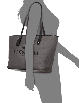 Coach city zip tote with horse and carriage 2025