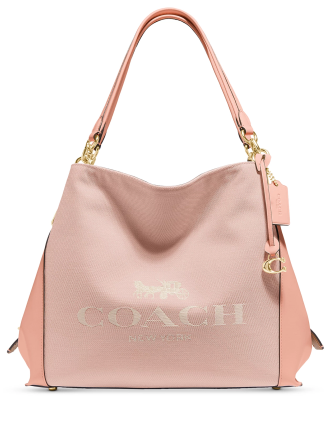Coach Horse and Carriage Jacquard Dalton 31 Shoulder Bag