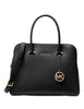 Michael Michael Kors Houston Double Zip Crossgrain Leather Satchel