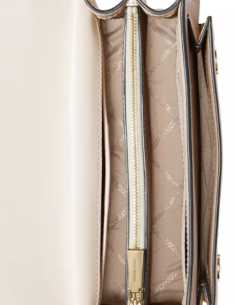 Large gusset leather crossbody bag sales