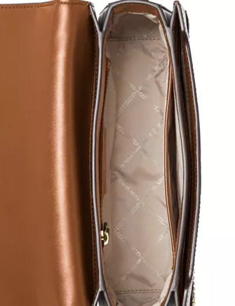 Jessie large suede and 2025 leather patchwork shoulder bag