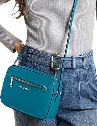 Jet Set Large Saffiano Leather Crossbody Bag