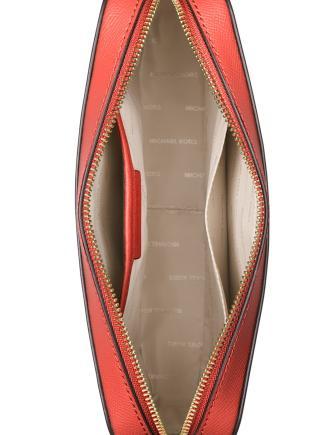 Michael Michael Kors Jet Set East West Crossgrain Leather Crossbody