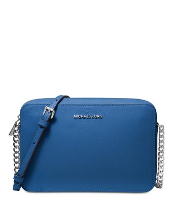 Michael Michael Kors Jet Set East West Crossgrain Leather Crossbody