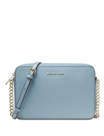 Michael Michael Kors Jet Set East West Crossgrain Leather Crossbody