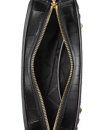 Michael kors medium camera best sale bag black