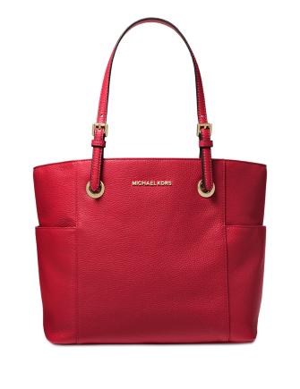 Jet Set Large Pebbled Leather Tote Bag