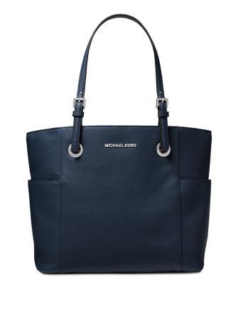 Michael kors jet set travel on sale east west pebble leather tote