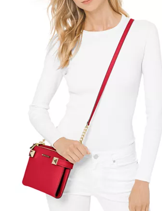 Michael Michael Kors Karla Leather East West Crossbody