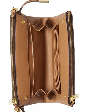 Michael Michael Kors Karla Leather East West Crossbody