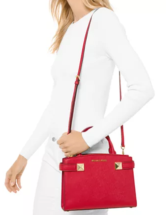 Michael michael kors karla small east west leather satchel shop