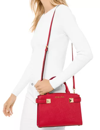 Michael Kors Karla Small Leather Satchel