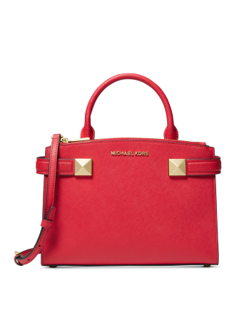 Michael Kors Karla Small Leather Satchel