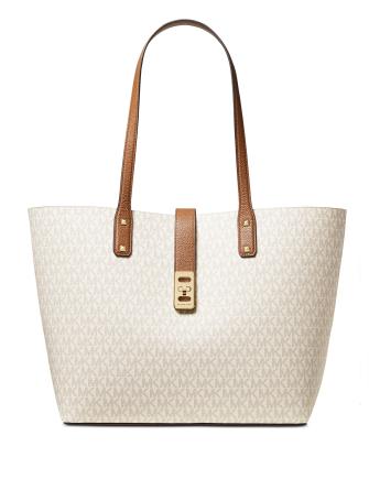 Michael kors karson large clearance carryall leather tote bag