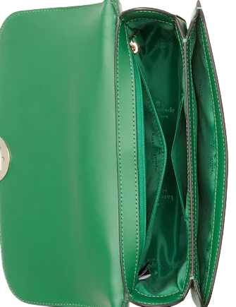 Kate Spade Heart Lock Crossbody Bag in Green