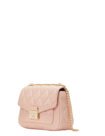KATE SPADE Carey Small Flap Shoulder Bag in Conch Pink (KA767