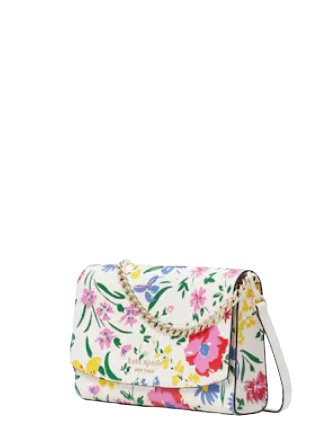 Kate Spade New York Carson Convertible Crossbody (Cream Floral Multi):  Handbags