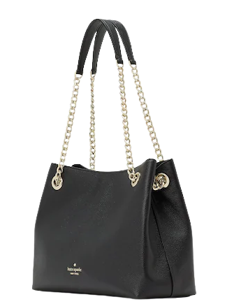 Kate Spade Chain Handle Tote Leather Shoulder Bag