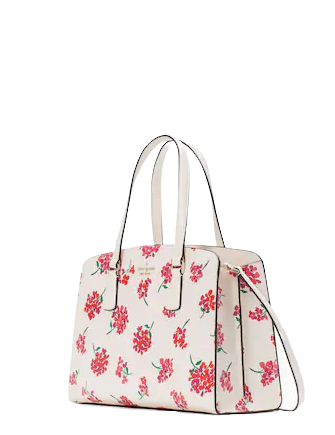 Kate spade floral satchel hotsell