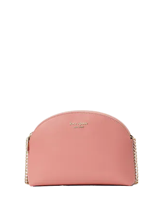 Buy KATE SPADE Spencer Double-Zip Dome Crossbody Bag, Pink Color Women